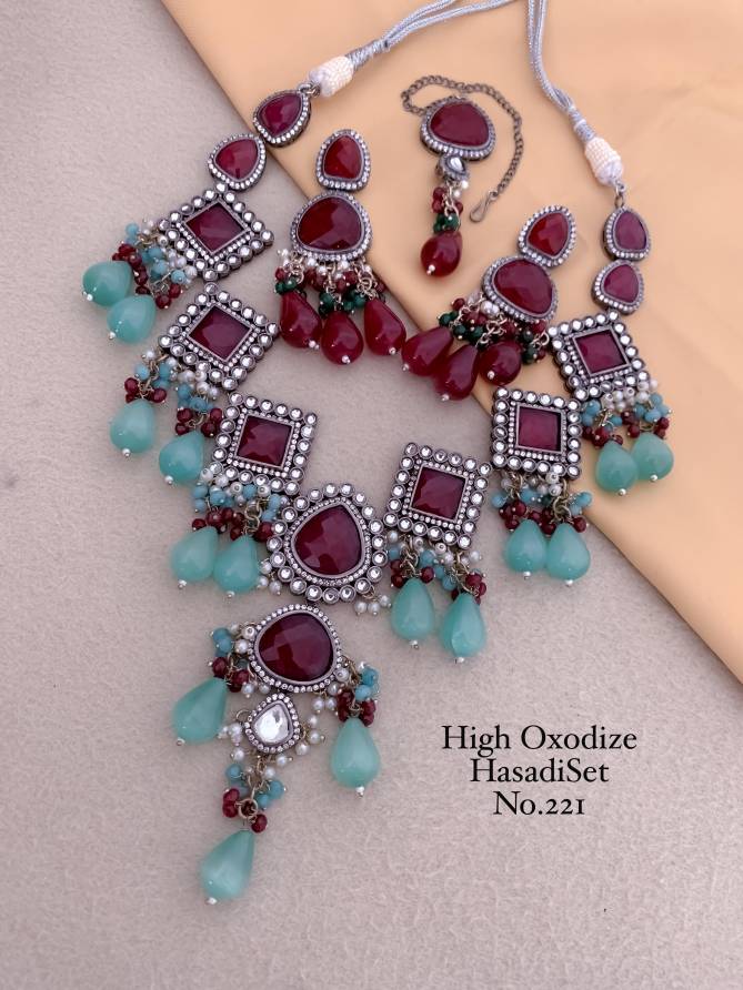 221 AH  High Oxodize Hasadi Bridal Set Wholesale Manufacturers
